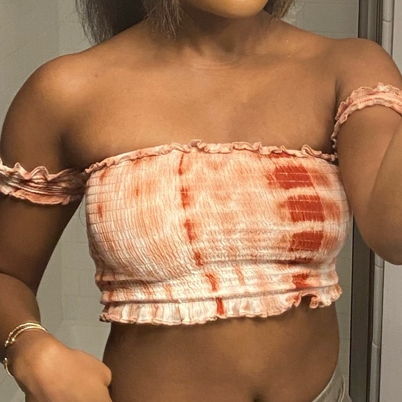 Forever 21 Crop Off Shoulder Top Size S - Picture 3 of 3